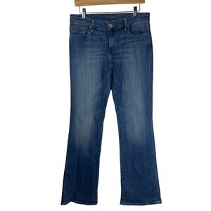 Mavi Jeans Women Size 31 Molly Mid Rise Classic Bootcut Dark Wash Western Boho